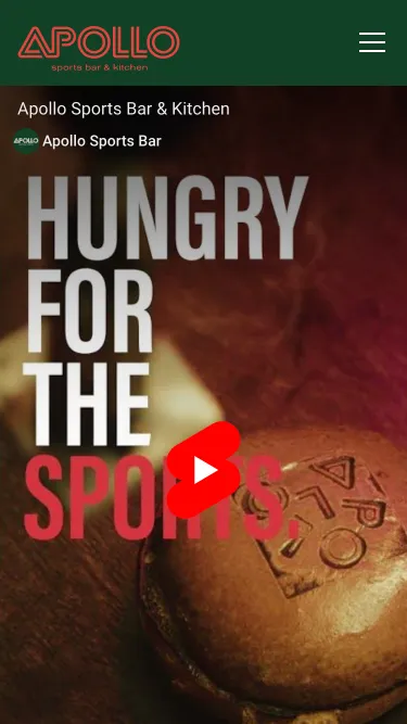 Apollo Sportsbar website