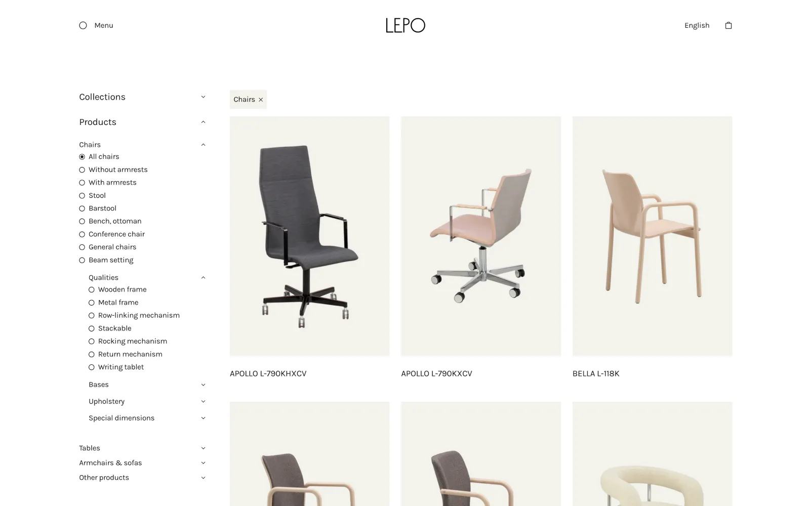 Lepo website