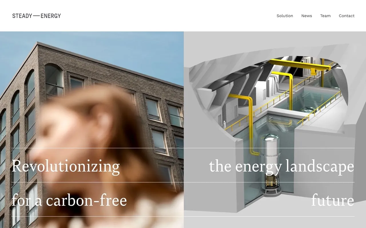 Steady Energy website