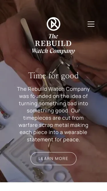 Rebuild Watches Company website